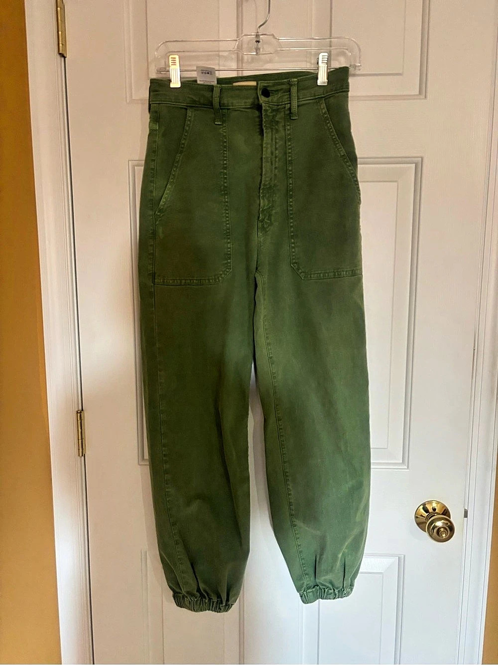 Mother Olive Utility Jogger Pants Waist 26 Like New